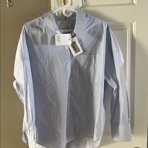 Ted Baker London Sky Blue Button-Up Blouse